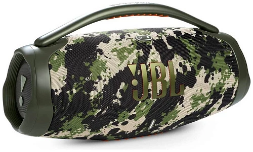 Портативная акустика JBL Boombox3 (Зелёный камуфляж)