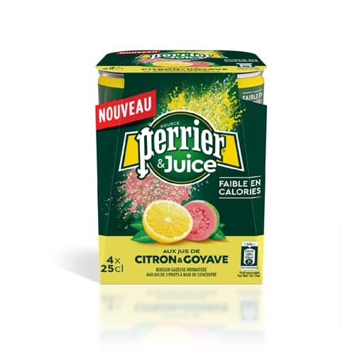 Perrier (Перье) 0.25л - "Лимон-гуава"