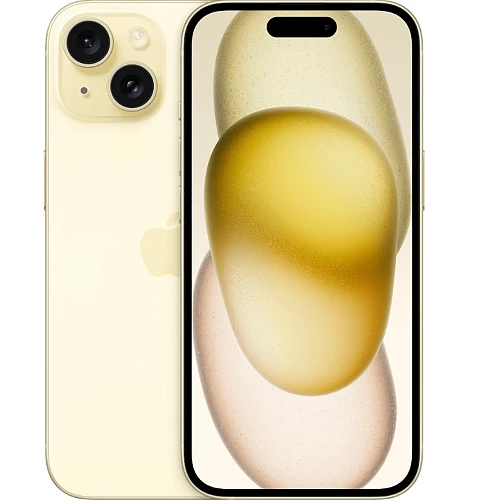 Смартфон Apple iPhone 15 Plus 512GB eSim (Жёлтый, 6 ГБ, 512 ГБ)