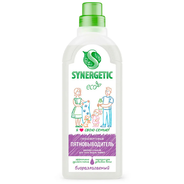 Пятновыводитель Synergetic биоразлагаемый 1 литр