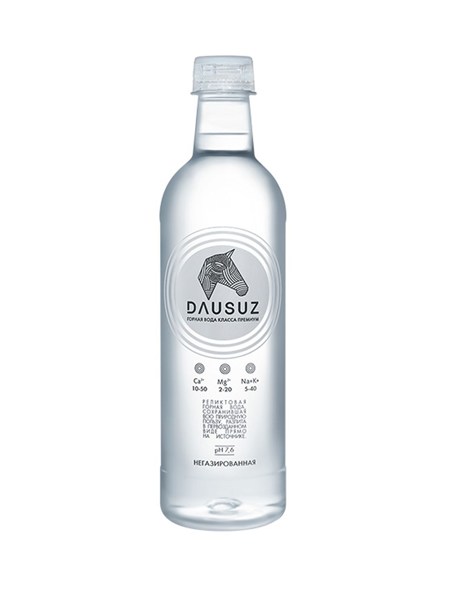 Вода Dausuz 0.5 литра, без газа, пэт. Упаковка 12шт.