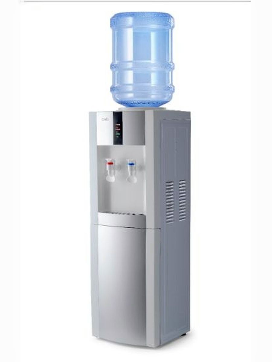 Кулер для воды LC-AEL-47с white/silver с шкафчиком