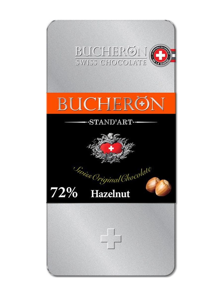 Шоколад Bucheron горький с фундуком, 100г х 10шт.