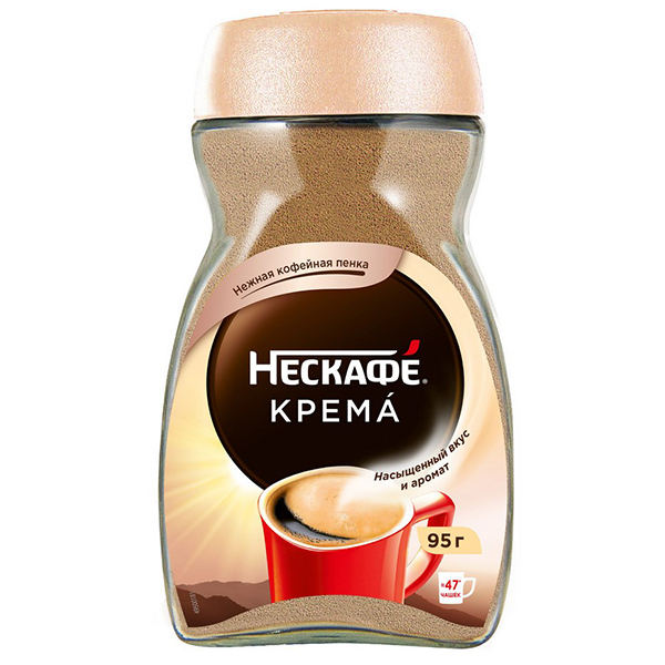 Кофе Nescafe / Нескафе Classic crema растворимый стекло 95 гр