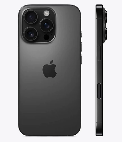 Смартфон Apple iPhone 16 Pro 256GB nanoSim+eSim (8 ГБ, 256 ГБ, Титановый Чёрный)