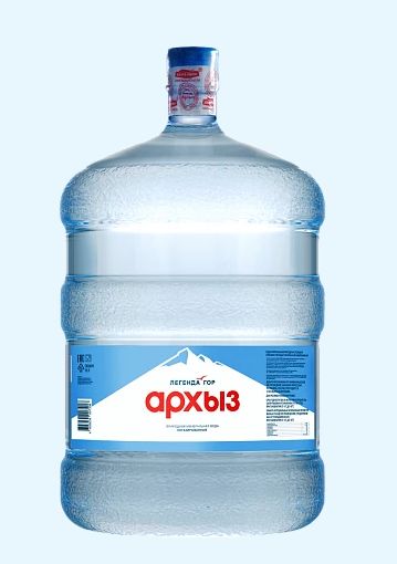 Вода питьевая Легенда Гор Архыз 19л негазированная (бутыль одноразовая 1 шт.)