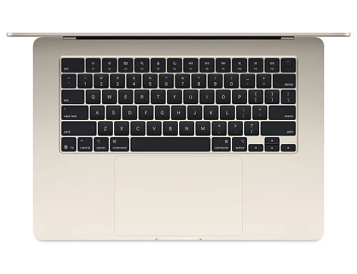 Ноутбук Apple MacBook Air 15 2025 (Сияющая звезда, 16 ГБ, 2 ТБ, M4, Cpu - 10, Gpu - 10, Neural Engine - 16)