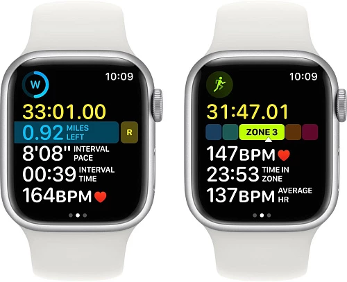 Умные часы Apple Watch Series 8 45мм (45mm, Белый M/L, M/L)