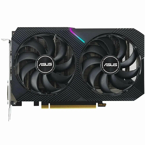 Видеокарта ASUS GeForce RTX 3050 8192Mb, Dual Edition 8G (Dual-RTX3050-8G-V2) DVI-D, HDMI, DP, Ret (Чёрный)