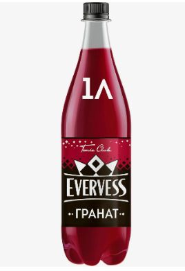 Напиток Evervess газированный, Манящая Гранада (гранат), 1л. ПЭТ. Упаковка 12 шт.