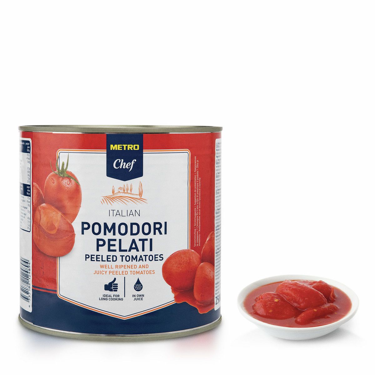 METRO Chef Томаты очищенные в томатном соке, 2.5кг