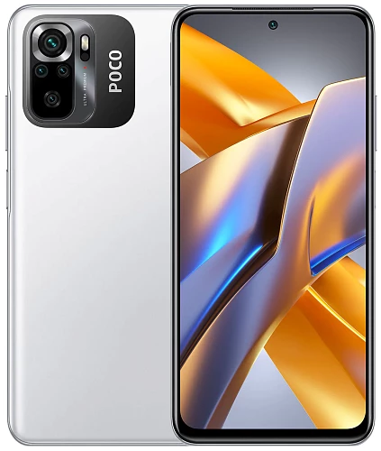 Смартфон Xiaomi POCO M5s 4/128GB Global (Белый, 128 ГБ, 4 ГБ, Global)