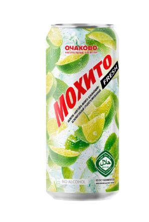 Напиток Мохито Fresh Лайм газированный, Жб, 450мл x 24 шт