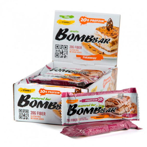 Батончик Bombbar Тирамису 60 гр