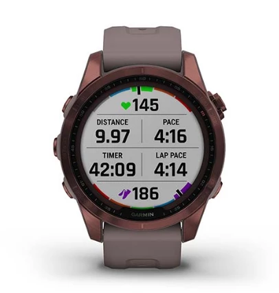 Умные часы Garmin Fenix 7s Sapphire Solar (Бронзовый)