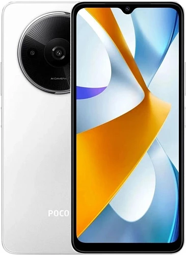 Смартфон Xiaomi POCO C61 4/128GB (Белый, 4 ГБ, 128 ГБ)