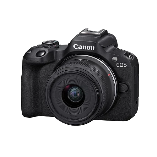 Беззеркальный фотоаппарат Canon EOS R50 kit RF-S 18-45mm IS STM + RF-S 55-210mm (Черный)