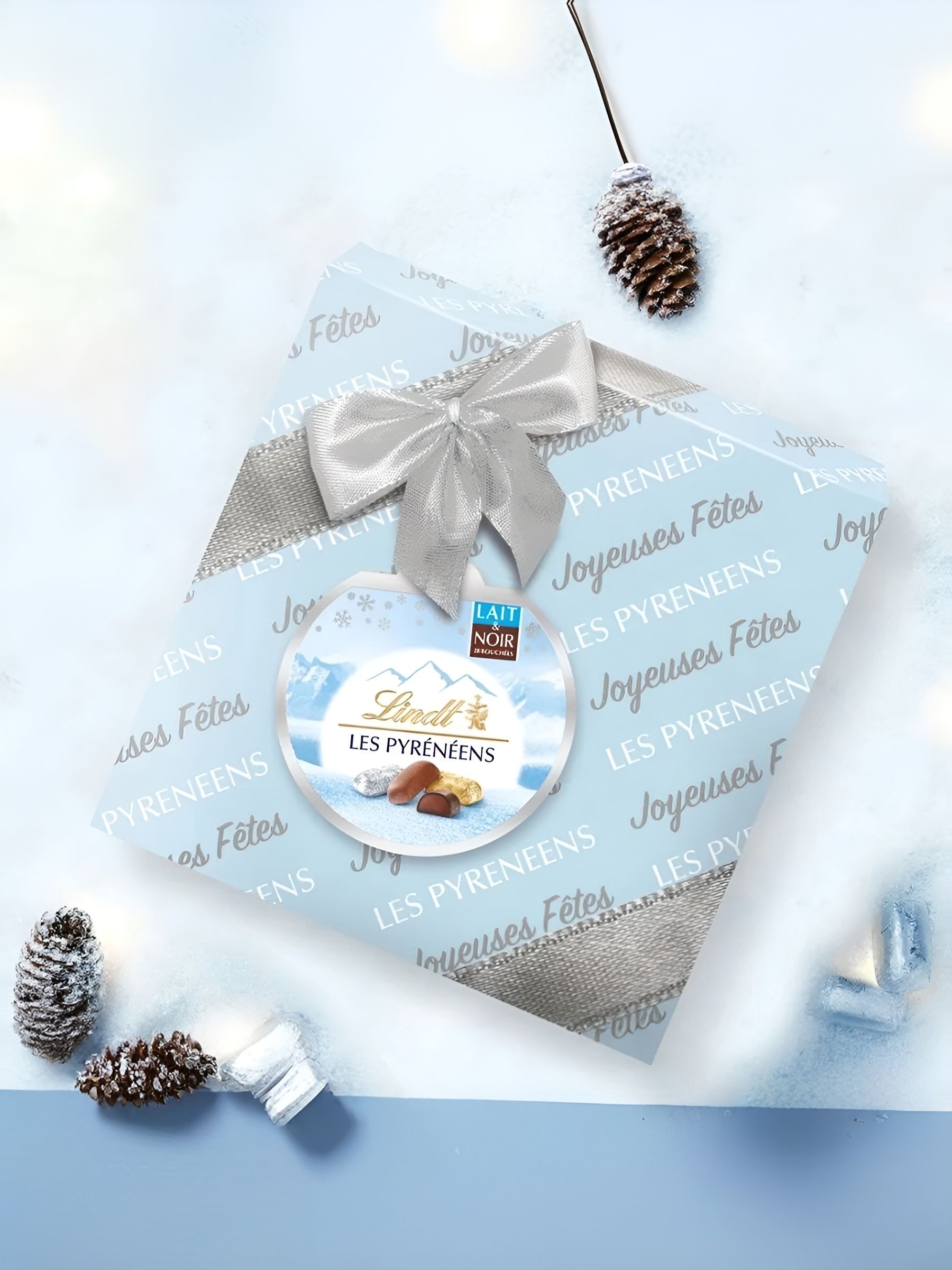 Конфеты шоколадные Lindt "PYRENEENS", ассорти 100 г. 4 шт.