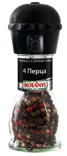 Приправа Kotanyi смесь 4 перца, мельница, 35 г х 12шт.