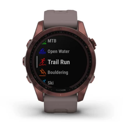 Умные часы Garmin Fenix 7s Sapphire Solar (Бронзовый)