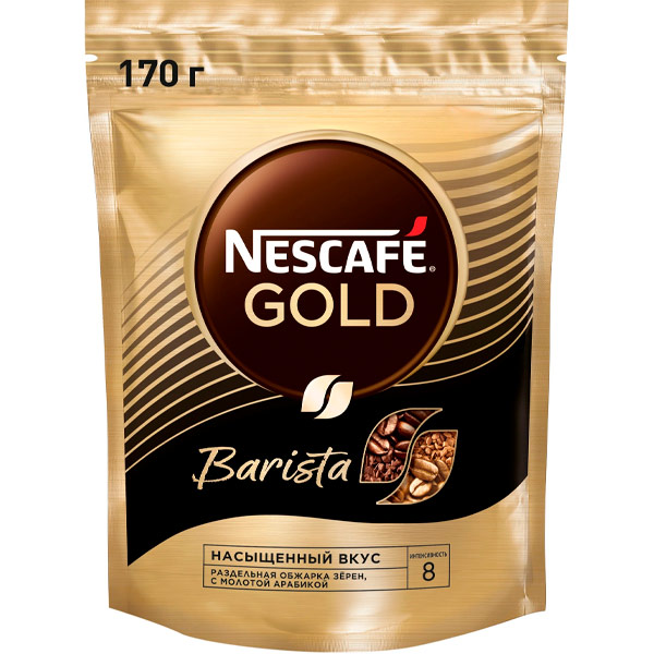 Кофе Nescafe / Нескафе Gold Barista растворимый 170 гр