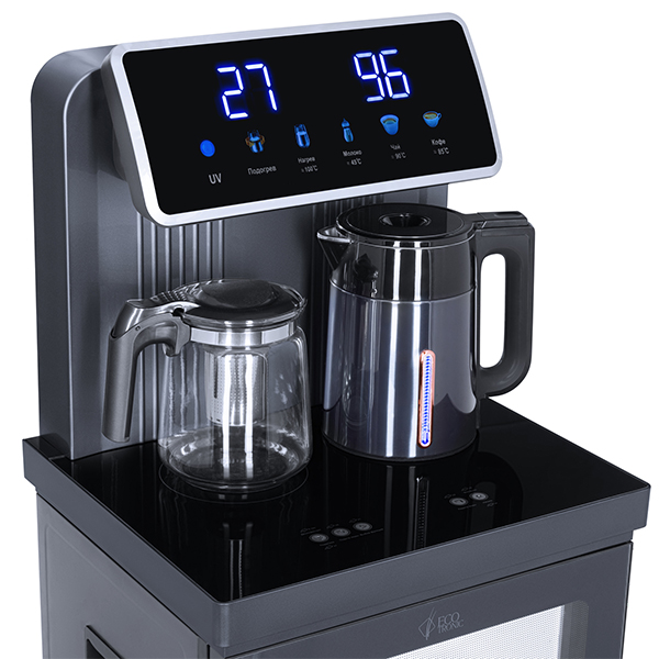 Кулер с чайным столиком Тиабар Ecotronic TB30-LNR UV dark grey