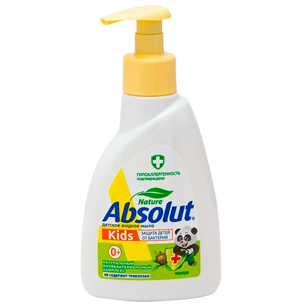 Жидкое мыло Absolut KIDS детское Череда 250 мл