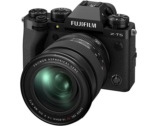 Фотоаппарат Fujifilm X-T5 Kit XF 16-80mm f/4 R OIS WR (Черный)