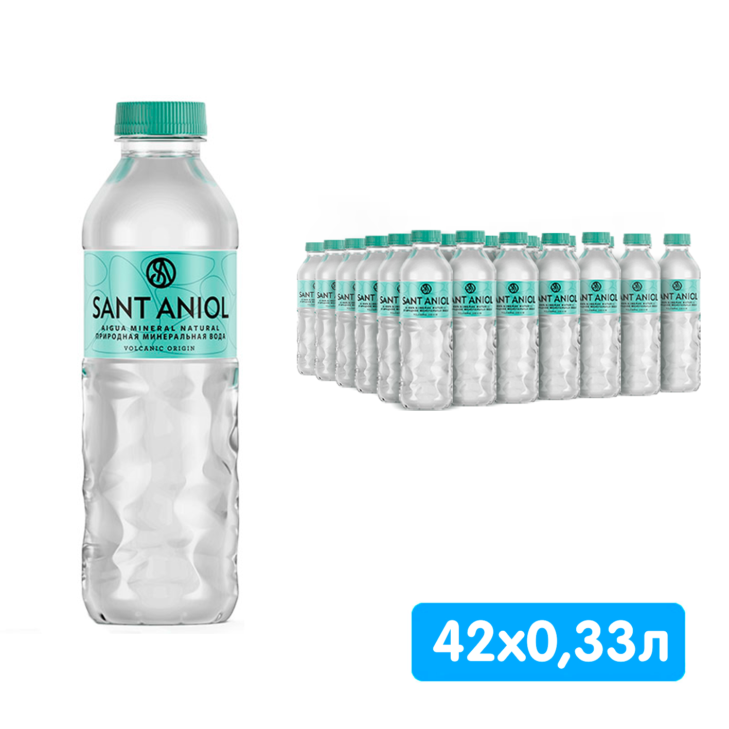 Вода Sant Aniol 0.33 литра, без газа, пэт, 42 шт. в уп.