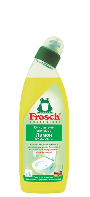 Очиститель унитазов Frosch ("Фрош") лимон 0,75 л