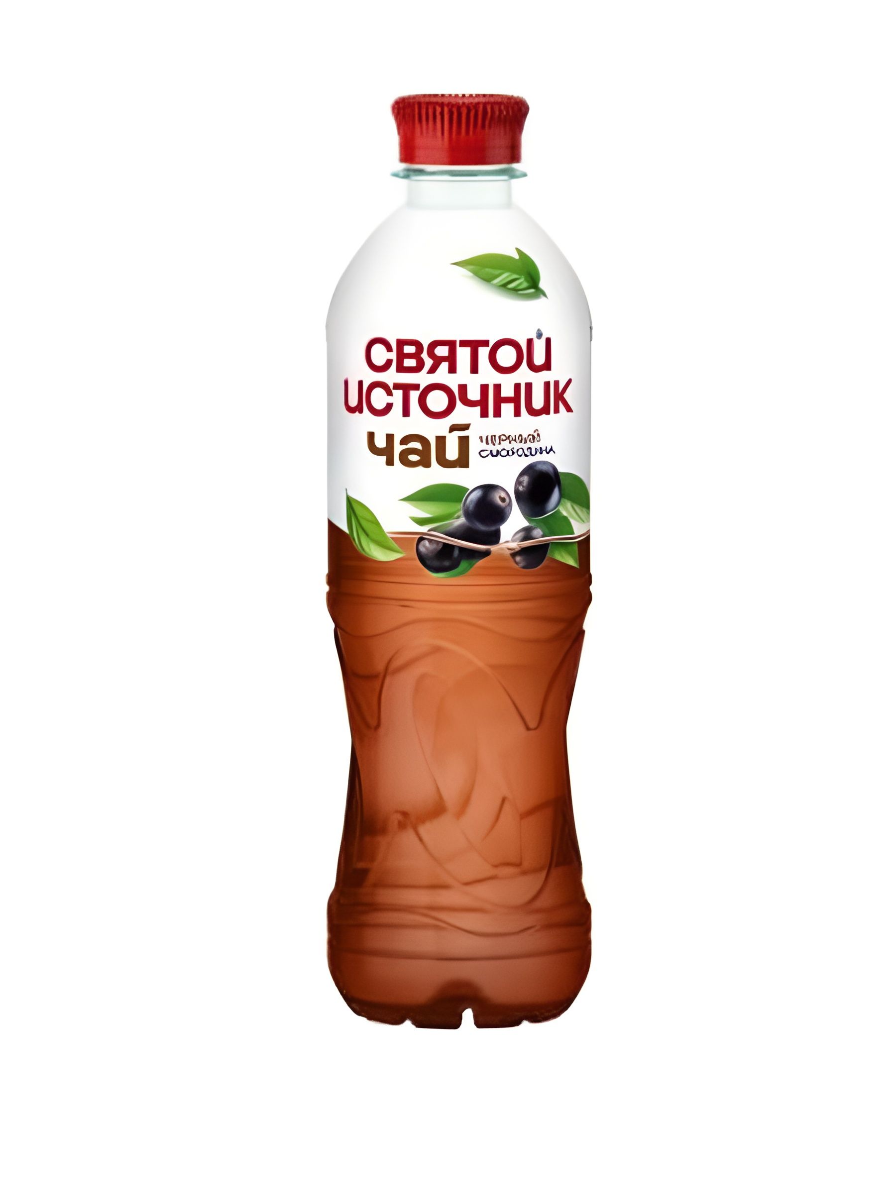 Холодный чай Святой Источник со вкусом смородины, 500мл. Упаковка 12 шт.
