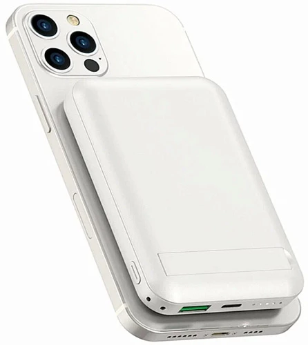 Внешний аккумулятор Wiwu Snap Cube Magsafe Power Bank 10000 mAh (Белый)