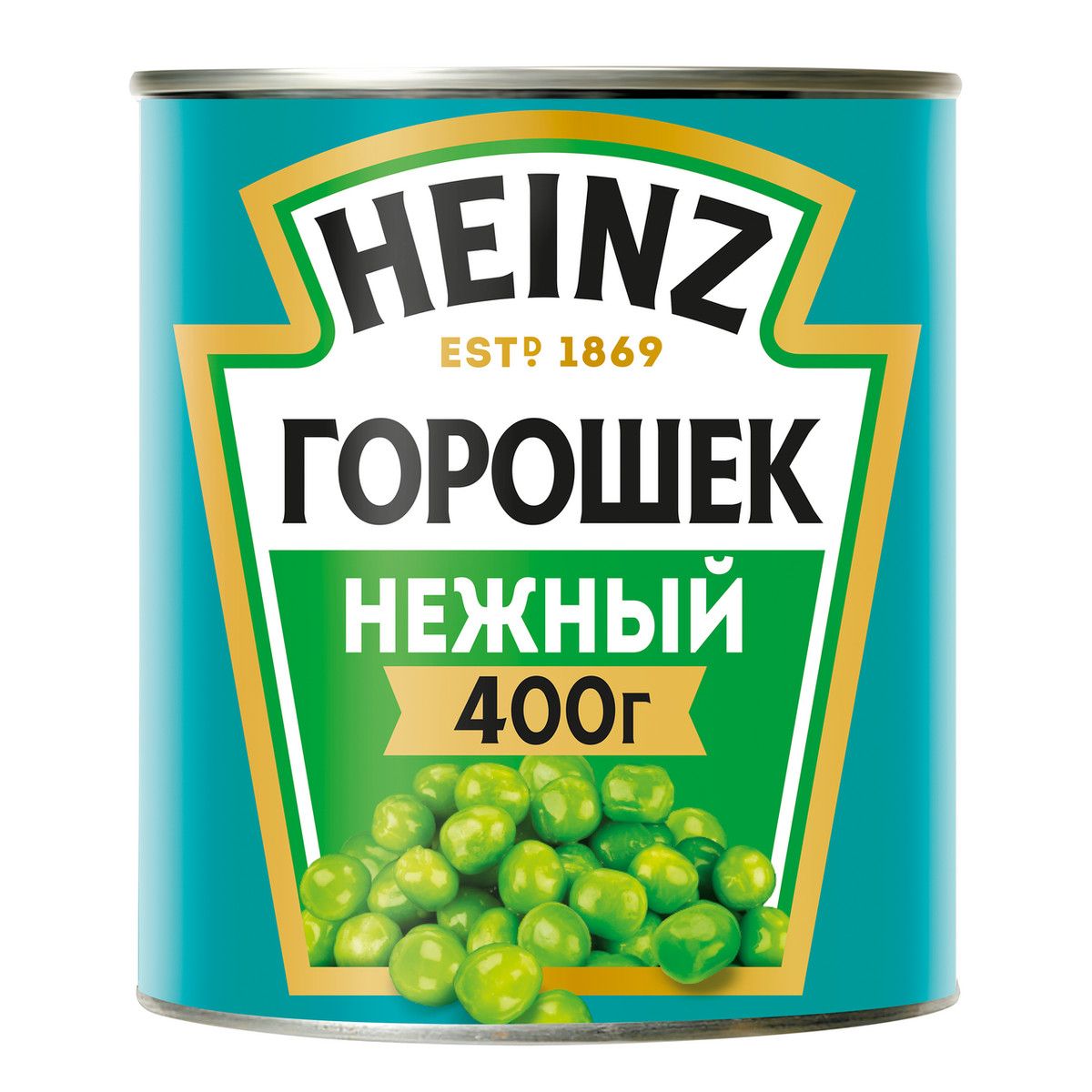 Горошек зеленый Heinz нежный, 400г х 24 шт.