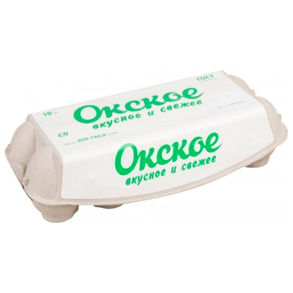 Яйцо куриное Окское С0 белое 10 шт
