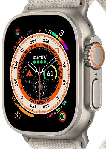Умные часы Apple Watch Ultra 49 мм Titanium Case with Alpine Loop (49mm, Белый L, L)