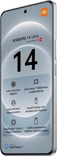 Смартфон Xiaomi 14 Ultra 16/512Gb CN (Белый, 512 ГБ, 16 ГБ, CN)