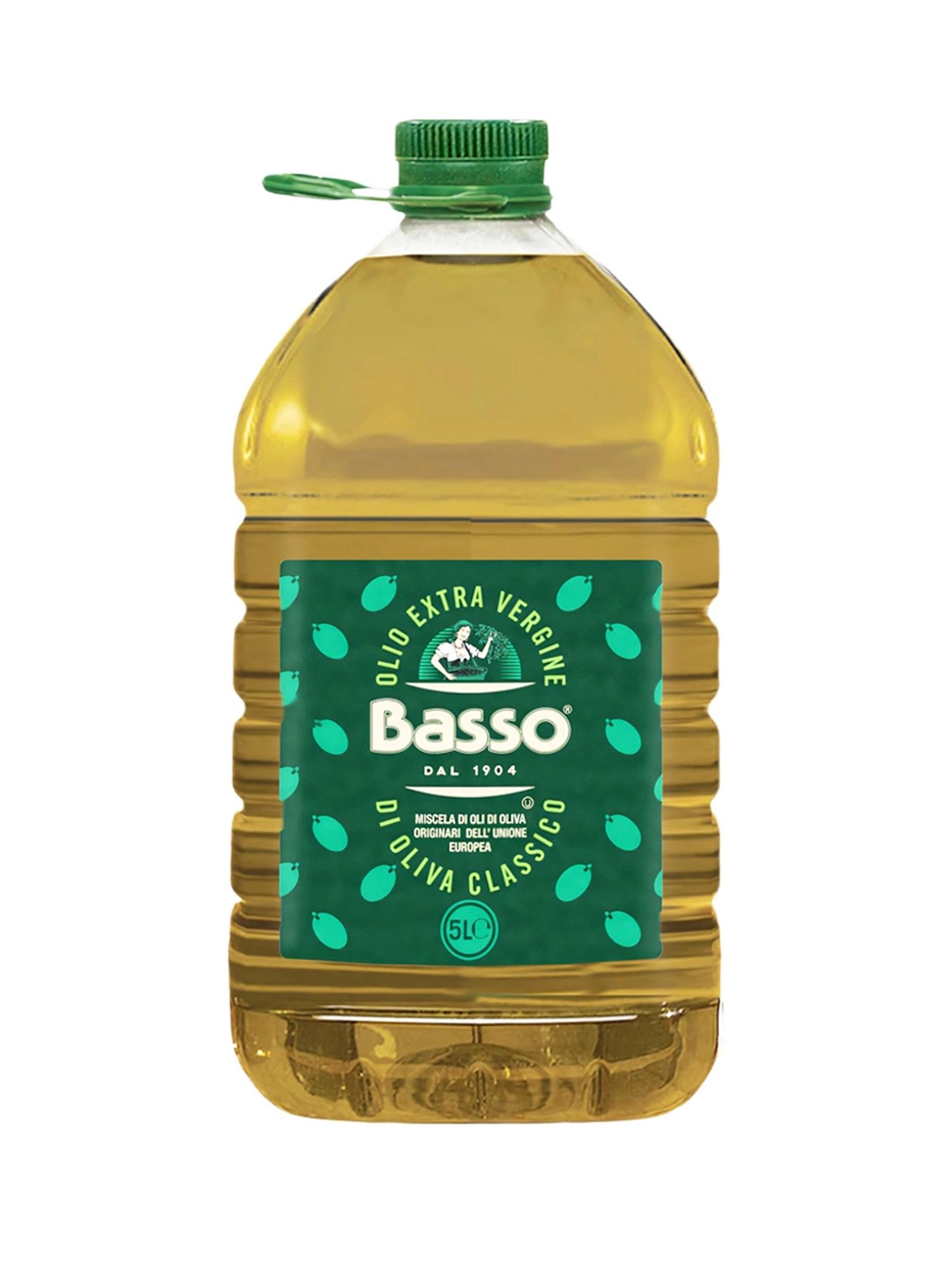 Масло Оливковое Basso Extra Virgin Нерафинированное 5л пэт х 4шт.