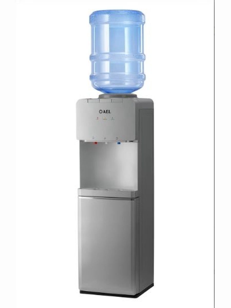 Кулер для воды LD-AEL-422c silver с шкафчиком