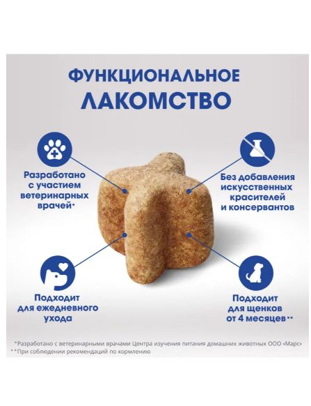 Лакомство для собак PERFECT FIT говядина и мята Для здоровья зубов и полости рта, 12 шт по 90г