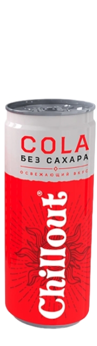 Напиток ChillOut - "Cola" (без сахара) 0.33л