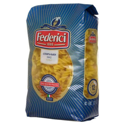 Макароны Federici спирали 400 гр