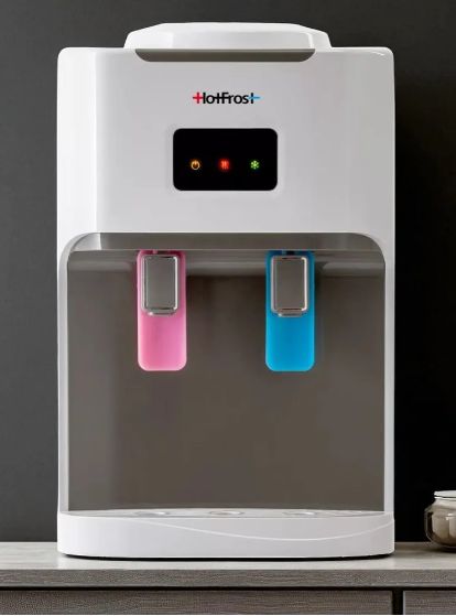 HotFrost Кулер для воды настольный D115, с компрессорным охлаждением и нагревом