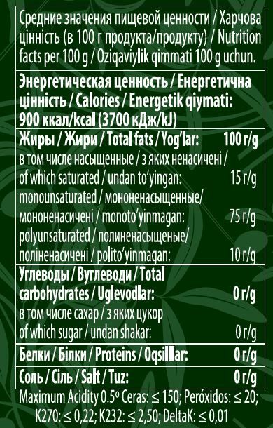 Масло оливковое Maestro de oliva Extra Virgin, 1л х 12шт.