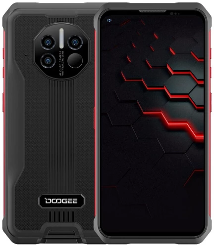 Смартфон DOOGEE V10 8/128GB (Красный, 8 ГБ, 128 ГБ)