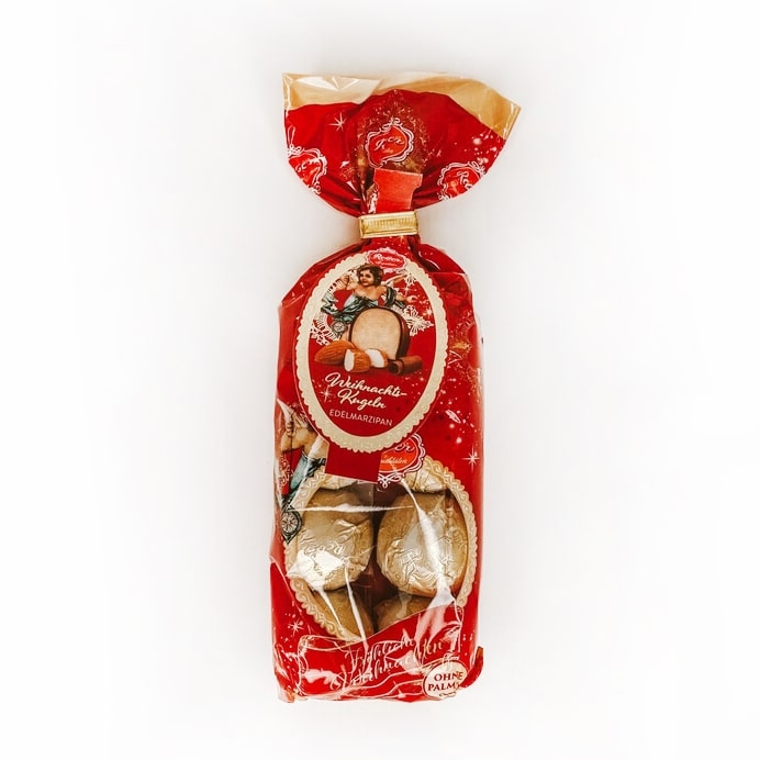 Конфеты шоколадные Reber “Mittelmeer Marzipan-Kugeln“ 160 г