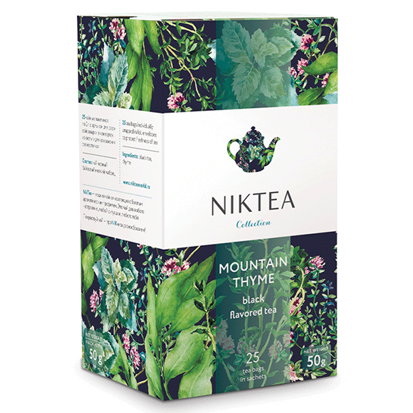 Чай Niktea Mountain Thyme Горный Чабрец 25 пак