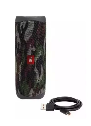 Портативная акустика JBL Flip 5 (Зелёный камуфляж)