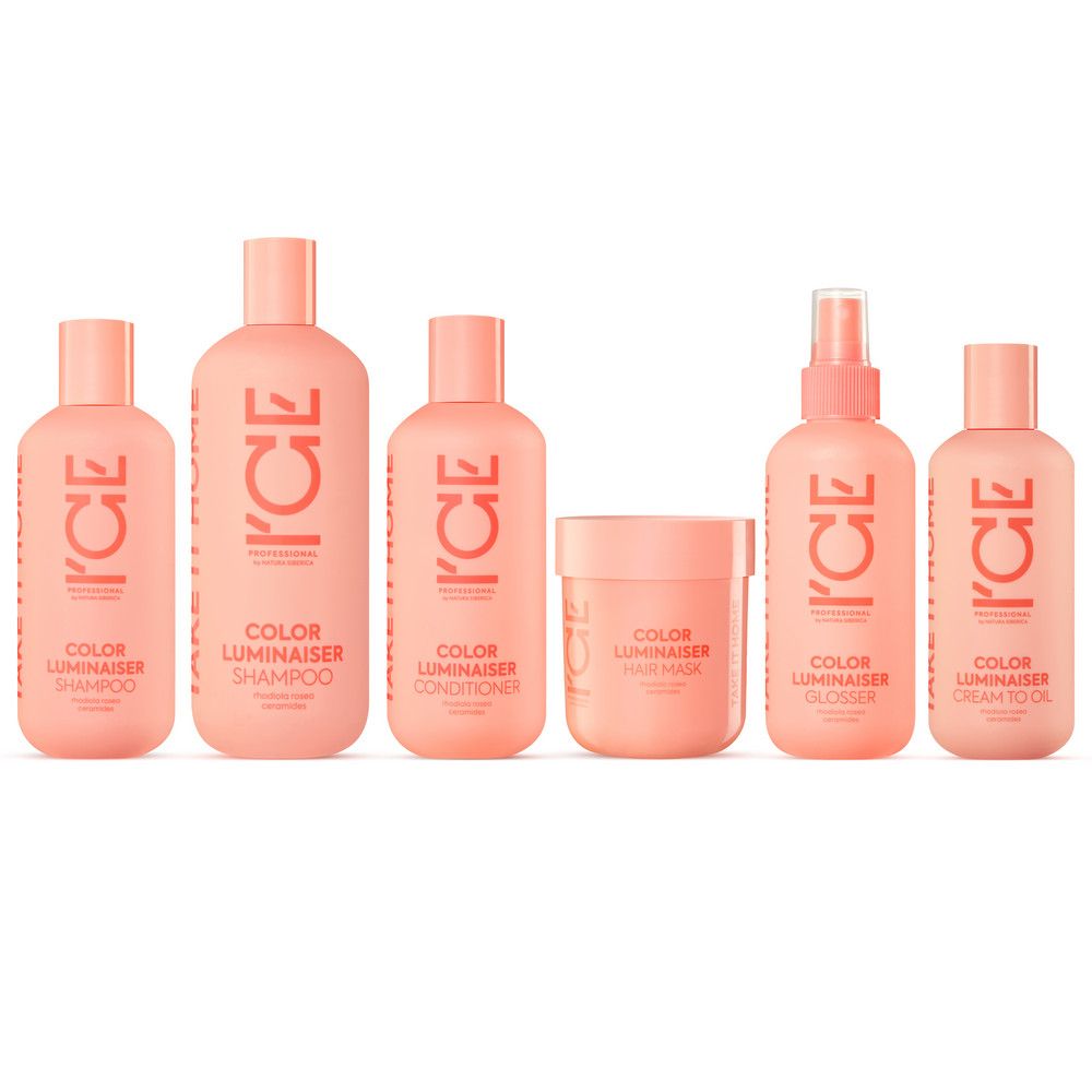 Маска для окрашенных волос Color Luminaiser Ламинирующая ICE Professional by Natura Siberica Take It Home, 200 мл