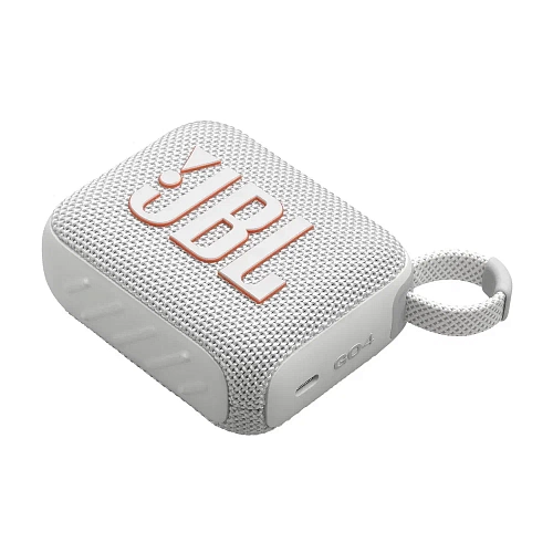 Портативная акустика JBL Go 4 (Белый)