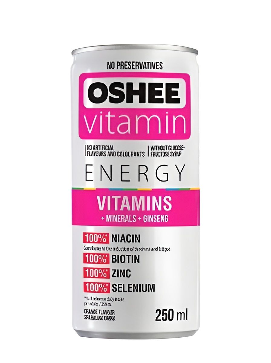 Напиток витаминизированный Oshee Vitamin (Vitamins+Minerals), 0,25л х 24шт